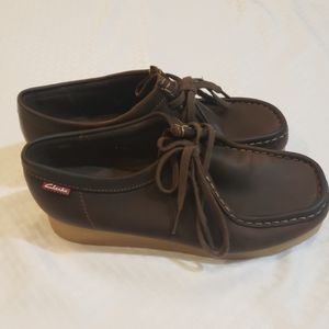 Clarks Padmora Leather Shoes 8